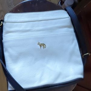 Ema Fox cross white  purse